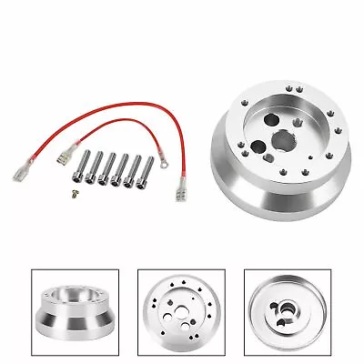 Premium NEW 5 & 6 Hole Steering Wheel Polished Short Hub Adapter Ididit For GM • $27.43