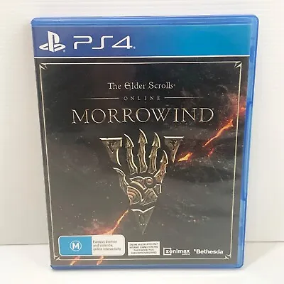 The Elder Scrolls Online: Morrowind - Playstation 4 PS4 - Free Postage! • $7.44