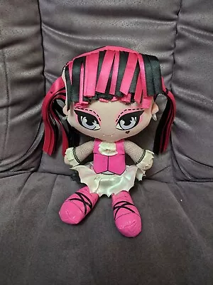 Monster High Draculaura Freaky & Fabulous Plush 10  Doll Preowned • $5