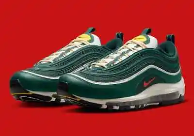 Nike Air Max 97 SE Athletic Company Pro Green Picante Red - US8 UK7 EUR 41 NEW • $155