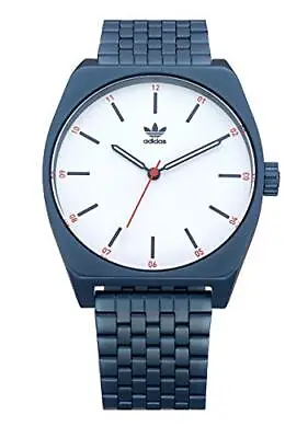 Adidas Men's Process M1 Silver Dial Navy Stainless Steel Watch Z02 3032-00 • $69