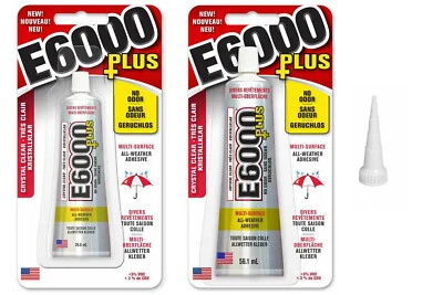 £9.40 • Buy E6000 Glue PLUS Crystal Clear Craft New Adhesive Wood Glass Fabric Ceramic Gems.