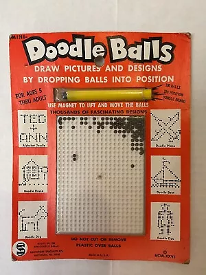 Doodle Balls Vintage Mini Doodle Balls Creative Toy 1977 • $15