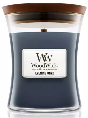 WOODWICK EVENING ONYX Scented Hourglass Candle 85g 3oz • $34.19