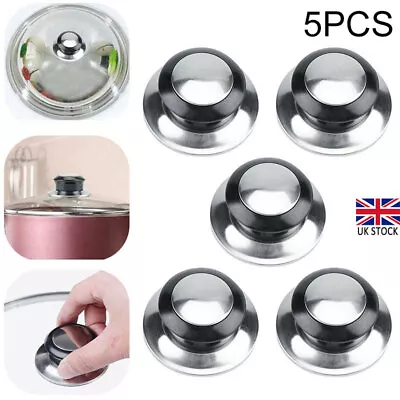 £5.83 • Buy 5Pcs Replacement Knob Handle For Glass Lid Pot Pan Cover Cookware Kitchen Tools