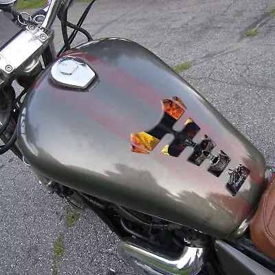 Tank Pad Fuel Tank Sticker Guard Case Motorbike Fit For Harley Sportster 1200 • $12.17