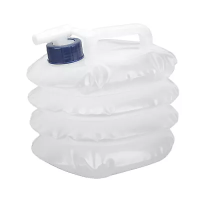 (3L) Collapsible Water Container With Spigot Portable Water Storage Jug • £6.19