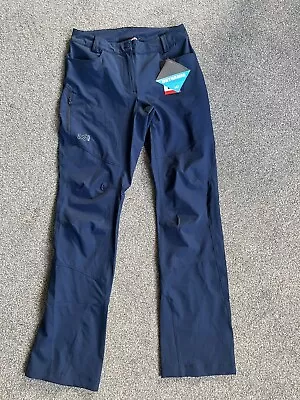 £8 • Buy Millet Ladies Meije Stretch Pants Navy Blue Size Uk 8 Walking Hiking Trekking