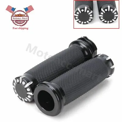 1  Handlebar Hand Grips Fit For Harley Electra Glide Road King Heritage Softail • $22.51