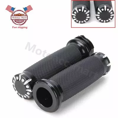 1  Motorcycle Handlebar Handle Bar Hand Grips For Harley 883 XL Chopper Yamaha • $22.75