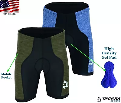 New Mens Cycling Shorts 3D Gel Padded Road Cycling MTB Breathable Bicycle Shorts • $18.99