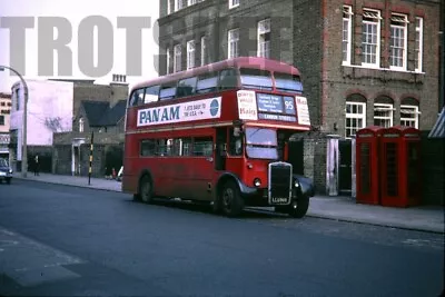 35mm Slide London Transport Leyland Titan RTW476 LLU966 1966 Original • £4.39