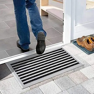 Nicoman Aluminium Barrier Dirt-Trapper Door Mat Metal Scrape Doormat • £59.91