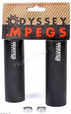 Odyssey MPEG 3-Position 4  BMX Bike Pegs 14mm W/ 3/8  Adaptor 1-Pair - Black • $23.95