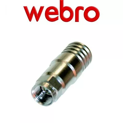 2 X Webro Cabelcon Crimp F Connectors 165mm For Cable WF165 RG11 WF165UG • £5.50