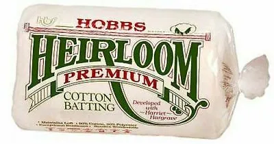 Hobbs Heirloom Premium Cotton Batting/Wadding Crib Size (45  X 60 ) • £13.92