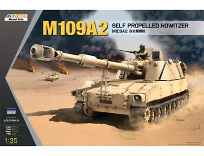 Kinetic 1/35 US M109A2 Self Propelled Howitzer K61006 • $39.99