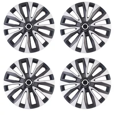 14 Inch Car Wheel Rim Skin Cover SUV Hubcap Wheel Cover Silver Black 4PCS/SET • $54.99