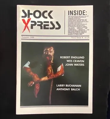 Shock Xpress - Volume 2 Issue 4 - 1988 Vintage Horror Magazine • $14.80