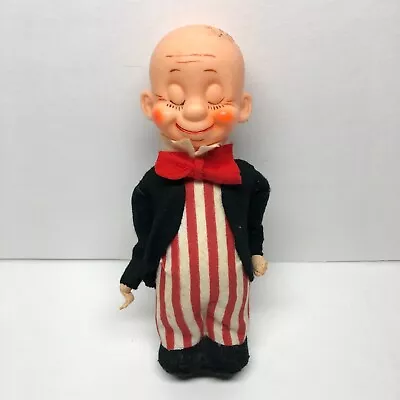 Vintage 60s Or 70s Elmer Fudd Doll Figure Suit Striped Shirt Bow Tie Sleeping • $9