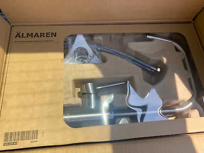 IKEA ALMAREN ÄLMAREN Kitchen Faucet Stainless Steel Color 503.416.43 • £54.16