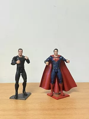 SUPERMAN 2013 MAN OF STEEL MOVIE  WITH GENERAL ZOD Action Figure  DC LOW PRICE • $10