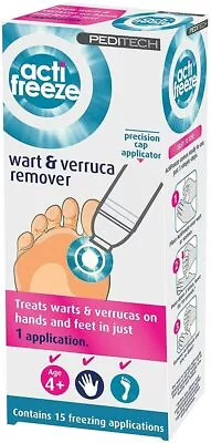 Peditech Actifreeze Verruca And Wart Remover Applications • £12.65