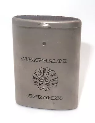 Vintage Mexphalte Spramex Silver Plated Advertising UK Match Safe Vesta Case 45g • $4.25