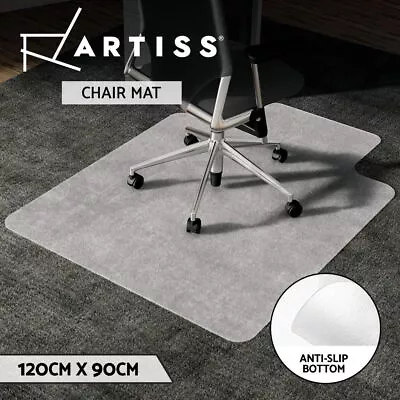 $33.95 • Buy Artiss Chair Mat Carpet Floor Protectors Home Office Room Mats PVC 120x90 Cm