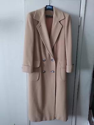 $150 • Buy Vintage Regency Pure Camel Hair Womens Coat Double-breasted 2 Button L Large