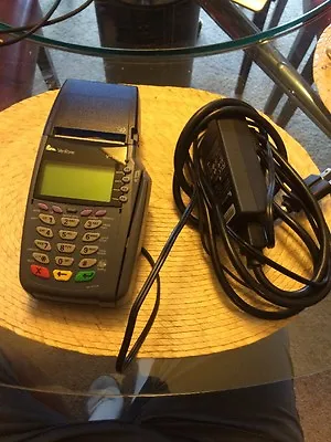 Verifone VX510 / Omni 3730 / 5100 Credit Card Terminal With Power Supply • $44.25