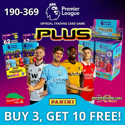 Panini Premier League Adrenalyn XL PLUS 2023 2022/23 Base Cards #190 - #369 • £0.99