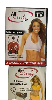 A Treadmill For Your Abs DVD Instruction Ab Circle Pro And Bonus DVD Both New • $16.91