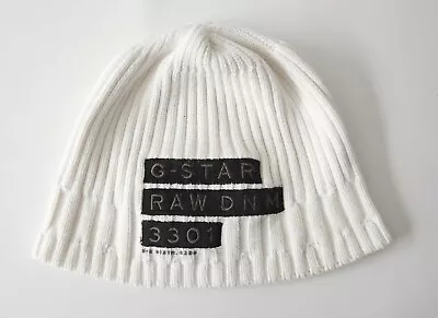 G Star Beanie Hat Logo Spell Out  Size L / XL **10g0215a1 • $49.99