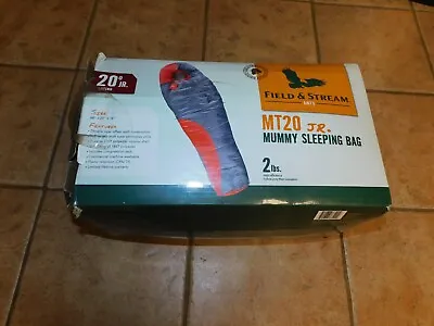 Nib Fiels & Stream Mt20 Mummy Gray / Red 20 Degree Sleeping Bag • $25