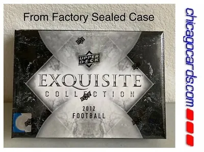 2012 UD Exquisite Hobby Box Look4 Russell Wilson Kirk Cousins Rookie AUTO Patch • $1299.95