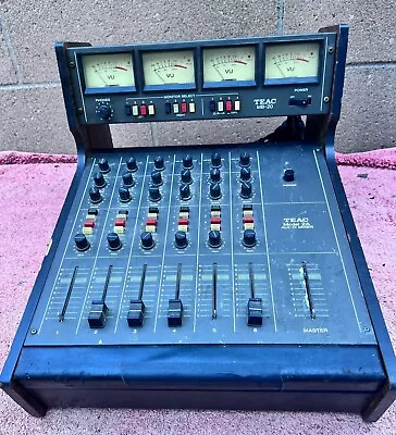 Teac 2A 6-Channel Audio Mixer With MB-20 Meter Bridge Vintage Mid 70's • $475