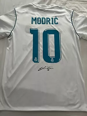 Luka Modric Signed Real Madrid Shirt • $63.15