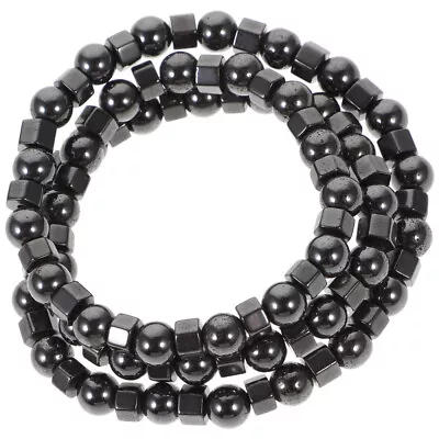 Arthritis Pain Necklace Magnetic Necklace Hematite Round Bead Jewelry • £8.84