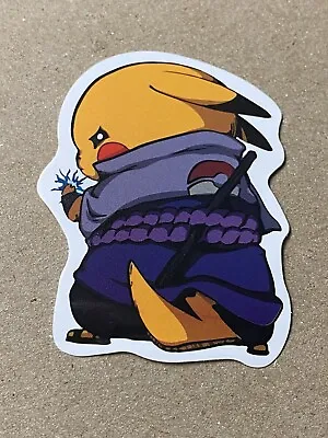 $1.69 • Buy Pokemon Stickers Naruto -Sasuke Uchiha Pikachu