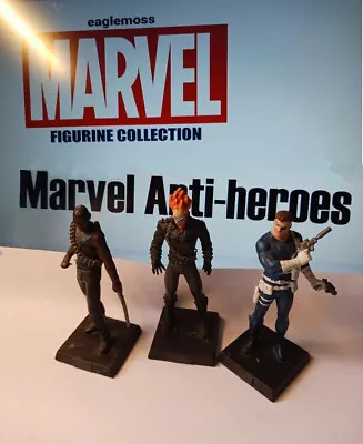 £12 • Buy Marvel Eaglemoss Figures  Anti Heroes; Ghost Rider, Nick Fury, Blade