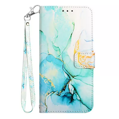 For Samsung Galaxy A91 A81 A73 A55 A42 A35 Marbleized Leather Wallet Phone Case • $8.88