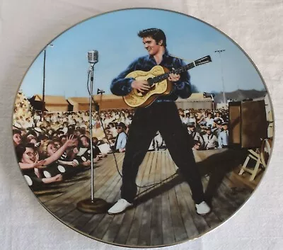 ELVIS PRESLEY In Performance  Back In Tupelo 1956  A DELPHI Collector's PLATE • $8.98