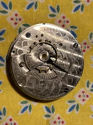 Antique Vintage Elgin Pocket Watch Movement Parts 18s • $25