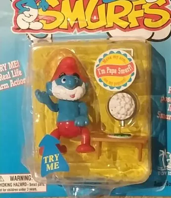 Vintage Toy Island 1996 The Smurfs No.13010 I'm Papa Smurf • £9.90
