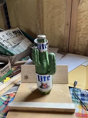 Vintage Miller Light Cactus Bottle Beer Tapper Handle • $15