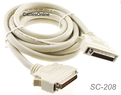 $23.95 • Buy 6ft SCSI-2 (HPDB50) Male To SCSI-2 (HPDB50) Male Cable, CablesOnline SC-208
