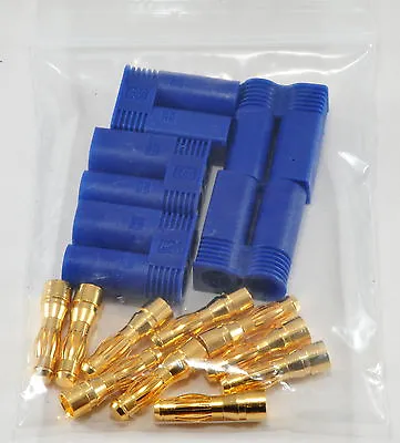 5 Pack - 5 Male EC5 / Losi Style Bullet Connector Plugs • $9.99