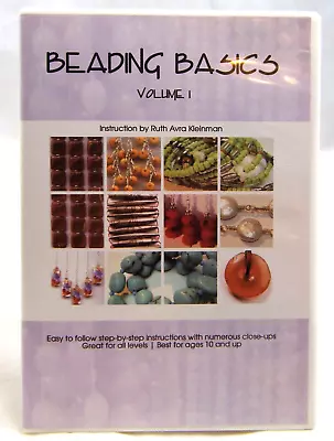 Beading Basics Volume 1 DVD Instruction By Ruth Avra Kleinman Jewelry Making • $16.52