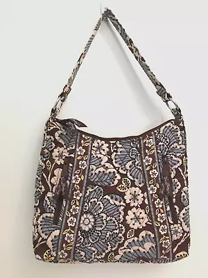 Vera Bradley Slate Blooms Lisa B Floral Purse Handbag GUC See Desc. • $10.99